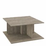 Τραπεζάκι Σαλονιού ArteLibre ΑΡΙΑΔΝΗ Raw Endgrain Oak/K105 90x90x43cm-AR14200013 - Image 2