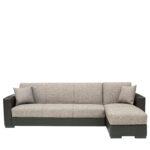 Καναπές Κρεβάτι Γωνιακός ArteLibre JOSE Μπεζ/Καφέ PU 270x150x86cm-AR14210001