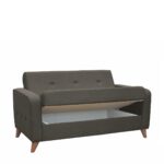 Καναπές Κρεβάτι Διθέσιος ArteLibre GABRIEL 2S Γκρι 146x79x81cm-AR14210225 - Image 2