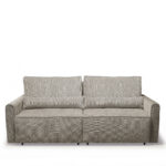Καναπές Κρεβάτι Τριθέσιος ArteLibre SHELBY Μπεζ 215x110x90cm-AR14210252