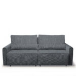 Καναπές Κρεβάτι Τριθέσιος ArteLibre SHELBY Γκρι 215x110x90cm-AR14210253