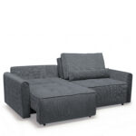 Καναπές Κρεβάτι Τριθέσιος ArteLibre SHELBY Γκρι 215x110x90cm-AR14210253 - Image 3