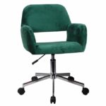 Καρέκλα Γραφείου ArteLibre KLOI Πράσινο Βελούδο 37x42x78-90cm-AR14230034 - Image 2