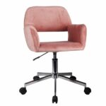 Καρέκλα Γραφείου ArteLibre KLOI Σάπιο Μήλο Βελούδο 37x42x78-90cm-AR14230035