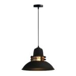 Φωτιστικό Κρεμαστό ArteLibre ALEV Μαύρο Μέταλλο 34x34x80cm-AR14301008