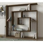 Βιβλιοθήκη ArteLibre Ithaki Σκούρο Καφέ 125x22x130cm-AR14410033
