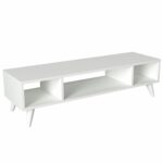Έπιπλο Τηλεόρασης ArteLibre Samos Λευκό 120x35x40cm-AR14410049 - Image 3
