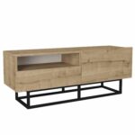 Έπιπλο Τηλεόρασης ArteLibre Ios Φυσικό 120x37x46cm-AR14410051 - Image 4