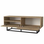 Έπιπλο Τηλεόρασης ArteLibre Ios Φυσικό 120x37x46cm-AR14410051 - Image 5