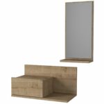 Έπιπλο Εισόδου ArteLibre RODOS Φυσικό 60x30x100cm-AR14410069 - Image 3