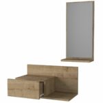 Έπιπλο Εισόδου ArteLibre RODOS Φυσικό 60x30x100cm-AR14410069 - Image 4