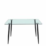 Τραπέζι ArteLibre MONARCH Διάφανο 120x70x75cm-AR14420011