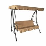 Κούνια ArteLibre Hagia 3Θέσια Μπεζ 194x123x167cm-AR14550007
