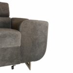 Καναπές Κρεβάτι Γωνιακός ArteLibre CASABLANCA Σκούρο Γκρι 280x203x78-93cm-AR14560001 - Image 3