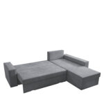 Καναπές Γωνιακός ArteLibre Αναστρέψιμος CAHABON Γκρι 280x210x79cm-AR14560020 - Image 3