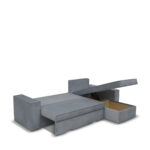 Καναπές Γωνιακός ArteLibre Αναστρέψιμος CAHABON Γκρι 280x210x79cm-AR14560020 - Image 4