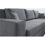 Καναπές Γωνιακός ArteLibre Αναστρέψιμος CAHABON Γκρι 280x210x79cm-AR14560020 - Image 5