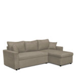 Καναπές Γωνιακός ArteLibre Αναστρέψιμος ULUA Μπεζ 225x148x81cm-AR14560023