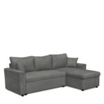 Καναπές Γωνιακός ArteLibre Αναστρέψιμος ULUA Γκρι 225x148x81cm-AR14560033