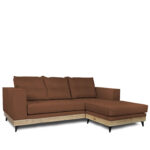 Καναπές Γωνιακός ArteLibre CALLIOPE Αναστρέψιμος Καφέ 250x184x100cm-AR14560049 - Image 2