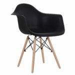 Καρέκλα ArteLibre CORYLUS Μαύρο PP 60x60x80cm-AR14590004