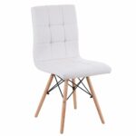 Καρέκλα ArteLibre CUPPLESSUS Λευκό PU 43x55x86cm-AR14590006