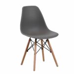 Καρέκλα ArteLibre COLT Γκρι PP/Ξύλο 46x52x82cm-AR14600014