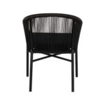 Πολυθρόνα Κήπου ArteLibre KAGERA Μαύρο Αλουμίνιο/Rattan 45x42x84cm-AR14840003 - Image 4