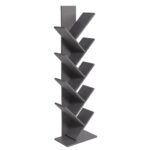 Βιβλιοθήκη ArteLibre AZIZI Ανθρακί Μοριοσανίδα 35x19.5x130cm-AR14870087