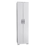 Ντουλάπι ArteLibre JUDELINE Λευκό Μοριοσανίδα 50x35x183cm-AR14870193