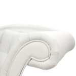 ΑΝΑΚΛΙΝΔΡΟ T.CHESTERFIELD NIOVI HM3008.02 PU ΛΕΥΚΟ-ΜΑΥΡΑ ΠΟΔΙΑ(ΔΕΞΙ)190x61x84Yεκ - Image 3