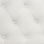 ΑΝΑΚΛΙΝΔΡΟ T.CHESTERFIELD NIOVI HM3008.02 PU ΛΕΥΚΟ-ΜΑΥΡΑ ΠΟΔΙΑ(ΔΕΞΙ)190x61x84Yεκ - Image 4