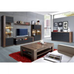 ΒΙΤΡΙΝΑ ΜΕΛΑΜΙΝΗΣ RYKER HM8854 ΚΑΡΥΔΙ ΓΚΡΙ 101,8x41,6x155,5 εκ. - Image 4