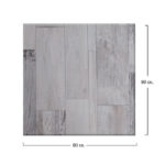 ΕΠΙΦΑΝΕΙΑ ΤΡΑΠΕΖΙΟΥ WERZALIT 80Χ80Χ3.5εκ. ΣΕ WHITE BLOCK HM5231.07 - Image 2