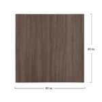 ΕΠΙΦΑΝΕΙΑ ΤΡΑΠΕΖΙΟΥ ΑΠΟ MDF 80Χ80 εκ. HM8439.01 ΣΤΑΧΤΙ ΜΑΥΡΟ - Image 2