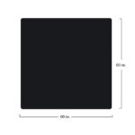 ΕΠΙΦΑΝΕΙΑ ΤΡΑΠΕΖΙΟΥ COMPACT HPL 60x60 εκ. ΜΑΥΡΗ HM5160.03 - Image 2