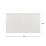 ΕΠΙΦΑΝΕΙΑ ΤΡΑΠΕΖΙΟΥ HM5163.01 COMPACT HPL 120X70 εκ. ΛΕΥΚΗ - Image 2