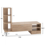 ΕΠΙΠΛΟ ΤΗΛΕΟΡΑΣΗΣ ADISON HM2250.02 SONAMA 150x36x96Υ εκ. - Image 2