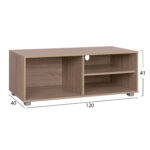 ΕΠΙΠΛΟ ΤΗΛΕΟΡΑΣΗΣ GENEVIEVE HM2339.01 SONAMA 120Χ40Χ41Υ εκ. - Image 2