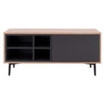 ΕΠΙΠΛΟ TV MARGARIT HM8676 ΜΑΥΡΟ ΜΕ ΦΥΣΙΚΟ 98x39,5x44,5Υ εκ. - Image 4