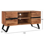 ΕΠΙΠΛΟ TV ALICIA ΜΑΣΙΦ ΞΥΛΟ ΑΚΑΚΙΑΣ ΦΥΣΙΚΟ HM8174.11 130x43x66Y εκ. - Image 2