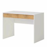 Γραφείο ArteLibre OHO Μοριοσανίδα Λευκό/Sonoma 100x60x75cm-AR14200114