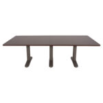 ΓΡΑΦΕΙΟ ΣΥΝΕΔΡΙΑΣΕΩΝ WALVIA ΕΠΑΓΓΕΛΜΑΤΙΚΟ WENGE HM2047.12 240X120X75Υ εκ. - Image 3