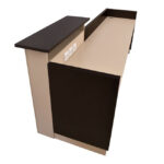ΓΡΑΦΕΙΟ ΥΠΟΔΟΧΗΣ DALTON 240X82 WENGE ΜΠΕΖ HM2068.01 240x82x105cm - Image 6