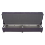 ΚΑΝΑΠΕΣ ΚΡΕΒΑΤΙ 3ΘΕΣΙΟΣ EGE 1206 ΓΚΡΙ HM3067.03 190x84x79Υ εκ. - Image 5