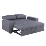 ΚΑΝΑΠΕΣ ΚΡΕΒΑΤΙ KANNA 2ΘΕΣΙΟΣ 176x102x91 εκ.HM3082.10 ΜΕ ΓΚΡΙ ΥΦΑΣΜΑ - Image 3