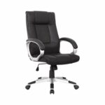 Καρέκλα Γραφείου ArteLibre ΡHNH Μαύρο PU 61.5x69x109-117cm-AR14240004