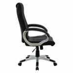 Καρέκλα Γραφείου ArteLibre ΡHNH Μαύρο PU 61.5x69x109-117cm-AR14240004 - Image 3