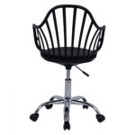 ΚΑΡΕΚΛΑ ΓΡΑΦΕΙΟΥ BECKY HM8457.02 ΣΕ ΜΑΥΡΟ ΧΡΩΜΑ - Image 6