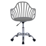 ΚΑΡΕΚΛΑ ΓΡΑΦΕΙΟΥ BECKY HM8457.10 ΣΕ ΓΚΡΙ ΧΡΩΜΑ 57Χ57Χ96 ΕΚ - Image 3